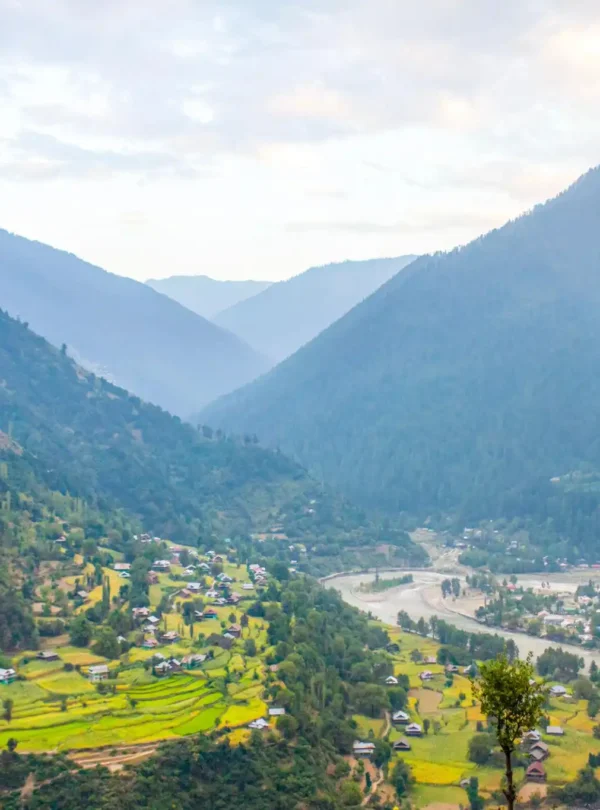 beautiful landscape of kashmir in India and Pakistan